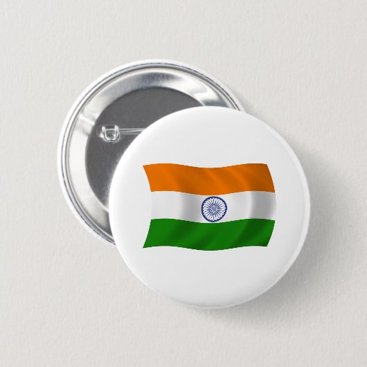 Schaltfläche "Indien" Button (Vorne & Hinten)
