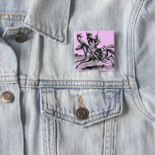 Schaltfläche "Indisches Pferd" Button (Beispiel)