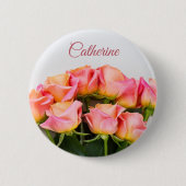 Schaltfläche individuelle Name-Rose Button (Vorderseite)