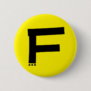 Schaltfläche "Initial Letter F Monogram Modern" Button