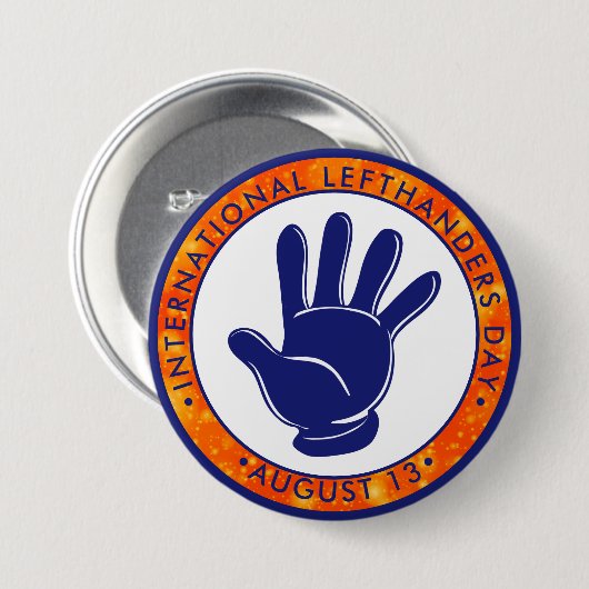 Schaltfläche "International LeftLanders Day" Button (Vorne & Hinten)