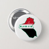 Schaltfläche Irak Button (Vorne & Hinten)