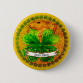 Schaltfläche "Irish Kleeblatt Mouse Button" Button (Vorderseite)