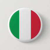 Schaltfläche "Italienische Flagge" Button (Vorderseite)
