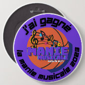 Schaltfläche J'ai gagné 2023 Button (Vorne & Hinten)