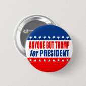 Schaltfläche "JEMAND, ABER TRUMP FÜR PRÄSIDENT" Button (Vorne & Hinten)