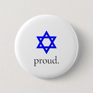 Schaltfläche "Jüdisch und stolz" Button
