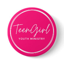 Schaltfläche Jugendministerium für Teen Girl