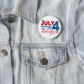 Schaltfläche JULI 4 Celebration Button (Beispiel)