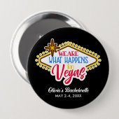 Schaltfläche "Junggeselinnen-Abschied-Outfit für L Button (Vorne & Hinten)