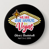 Schaltfläche "Junggeselinnen-Abschied-Outfit für L Button (Vorderseite)