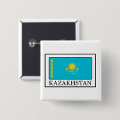 Schaltfläche Kasachstan Button (Vorne & Hinten)
