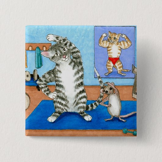 Schaltfläche Katze 458 Button (Vorderseite)