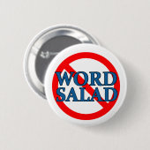 Schaltfläche "Kein Word-Salat" Button (Vorne & Hinten)
