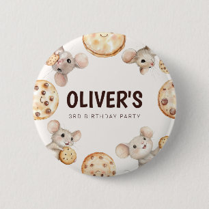 Schaltfläche Kindergeburtstag für Cookies und Maus Button