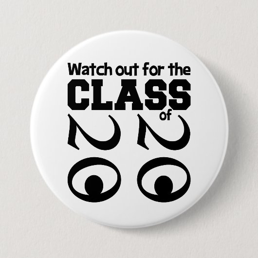 Schaltfläche "KLASSE 2020", groß Button (Vorderseite)