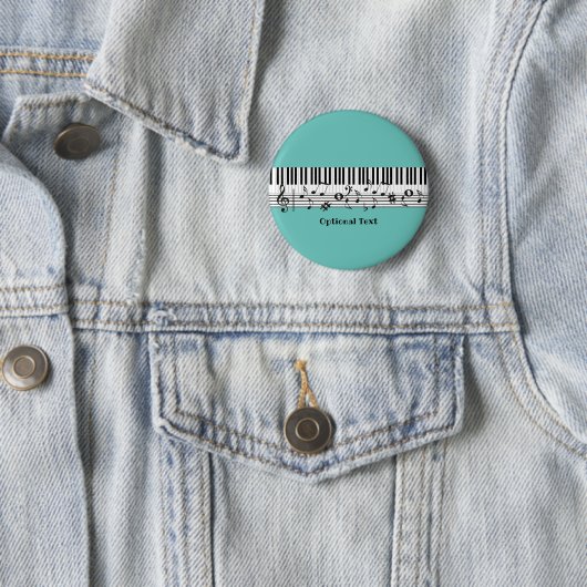 Schaltfläche Klaviermusikdesign Button (Beispiel)
