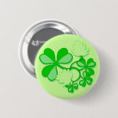 Schaltfläche Kleeblätter Button (Vorne & Hinten)
