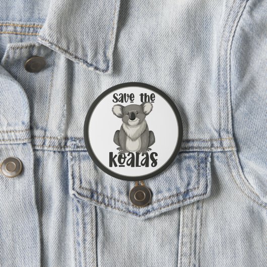 Schaltfläche Koalas gerettet Button (Beispiel)