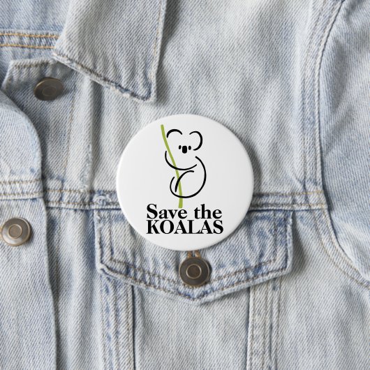 Schaltfläche Koalas gerettet Button (Beispiel)