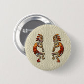 Schaltfläche "Kokopelli's Flute" Button (Vorne & Hinten)
