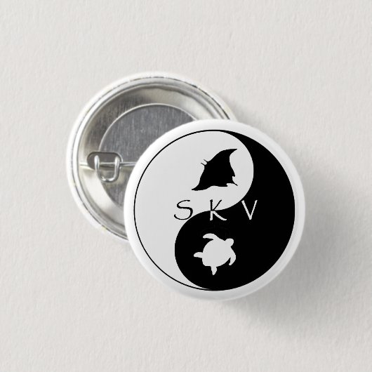 Schaltfläche "Kona Village rett" Button (Vorne & Hinten)