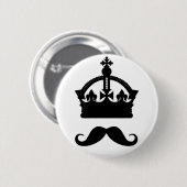Schaltfläche "König von Mustaches" Button (Vorne & Hinten)