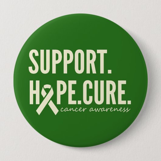 Schaltfläche "Krebsbewusstsein" Button (Vorderseite)