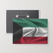 Schaltfläche "Kuwait Flag" Button (Vorderseite/Rückseite)