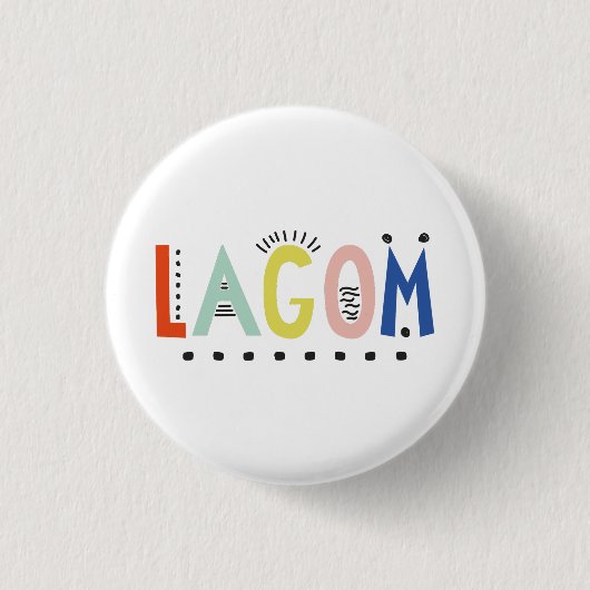 Schaltfläche Lagom Colors Button (Vorderseite)