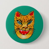 Schaltfläche "Laughing Jaguar Watercolor" Button (Vorderseite)