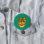Schaltfläche "Laughing Tiger Watercolor" Button (Beispiel)