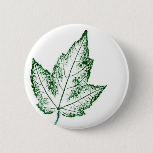 Schaltfläche "Leaf Nature Prints" Button (Vorderseite)