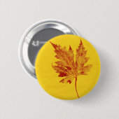 Schaltfläche "Leaf Nature Prints" Button (Vorne & Hinten)