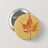 Schaltfläche "Leaf Nature Prints" Button (Vorne & Hinten)