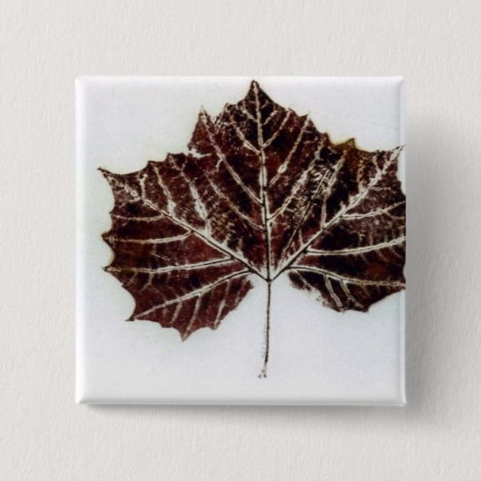 Schaltfläche "Leaf Nature Prints" Button (Vorderseite)