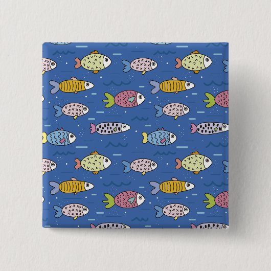 Schaltfläche "Leben im Meer" Button (Vorderseite)