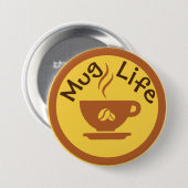 Schaltfläche "Lebensdauer" der Tasse Button (Vorne & Hinten)