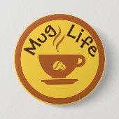 Schaltfläche "Lebensdauer" der Tasse Button (Vorderseite)