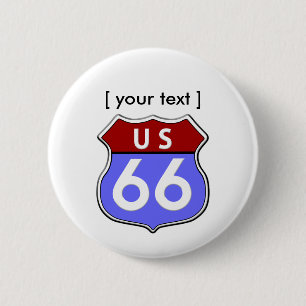 Schaltfläche "Legendary US Route 66" Button