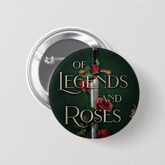 Schaltfläche "Legenden und Rose" Button (Vorne & Hinten)