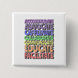 Schaltfläche - Lehrertag: Erziehen Button