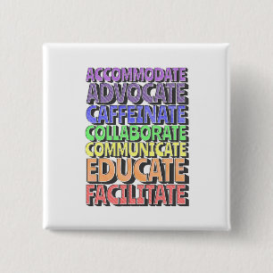 Schaltfläche - Lehrertag: Erziehen Button