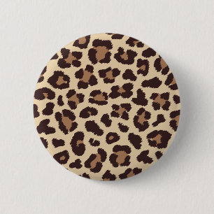 Schaltfläche Leopard Print Pattern Button