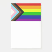 Schaltfläche "LGBTQ+-Pride" - Anmerkungen Post-it Klebezettel (Vorderseite)