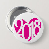 Schaltfläche Liebe 2018/Abzeichen 2018 Button (Vorne & Hinten)
