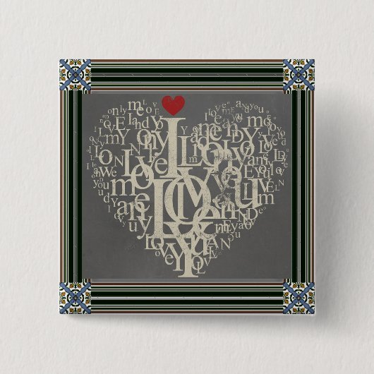Schaltfläche Liebe Button (Vorderseite)