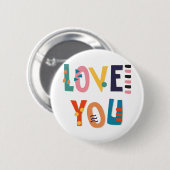 Schaltfläche "Liebe" Button (Vorne & Hinten)