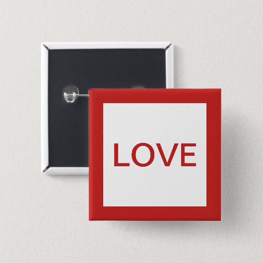 Schaltfläche Liebe Button (Vorne & Hinten)