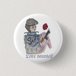 Schaltfläche "Liebe für sich" Empowerment Button